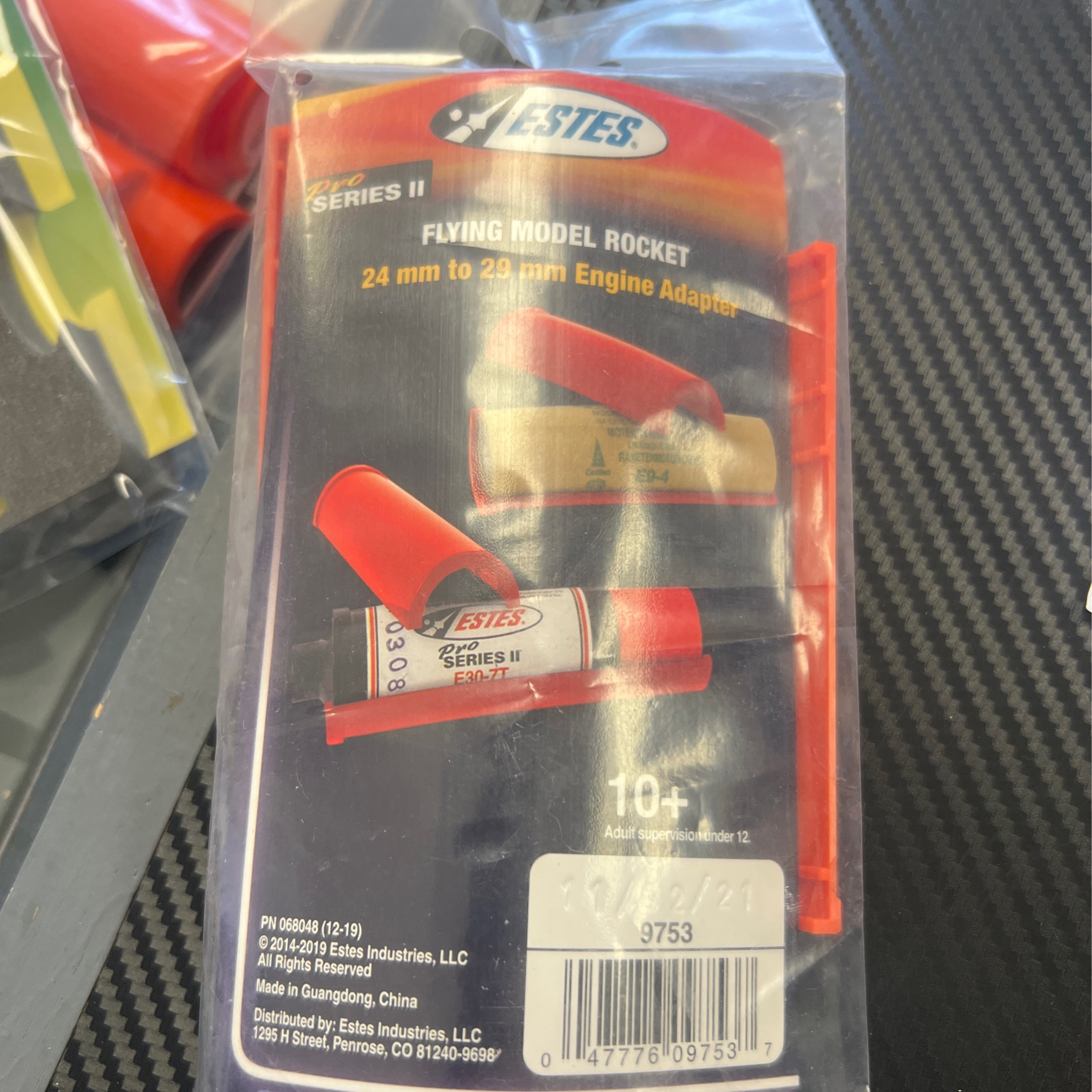 Estus Motor Rockets Estes Rockets Pro Series II 24 mm to 29 mm Motor Adapter (2 sets ...